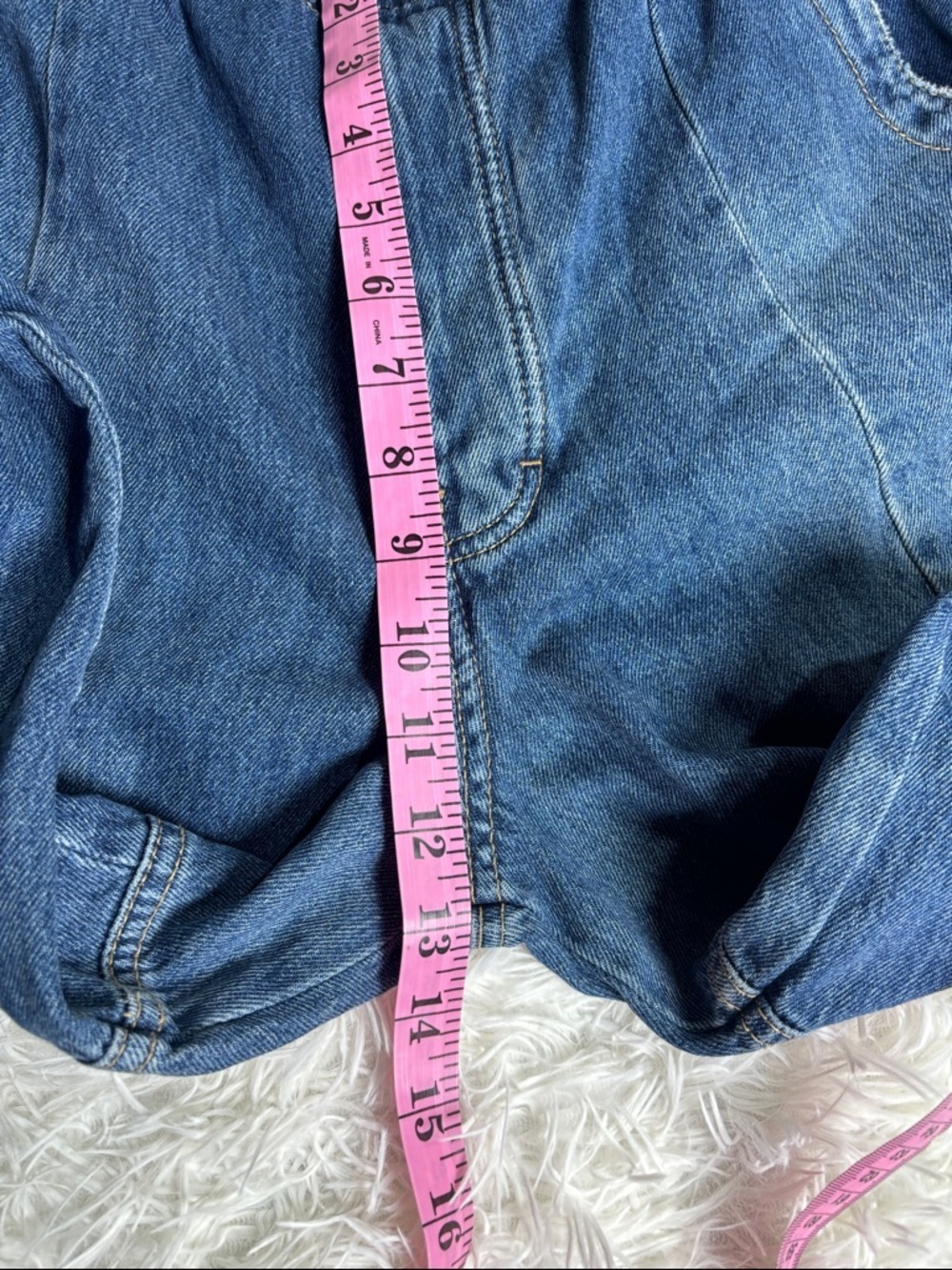 We The Free Blue Relaxed Cargo Boyfriend Jeans - Picture 8 of 10